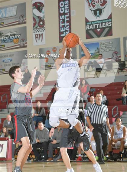 Thumbnail 1 in Saddleback Valley Christian vs. Pinnacle (Rancho Mirage Holiday Invitational) photogallery.