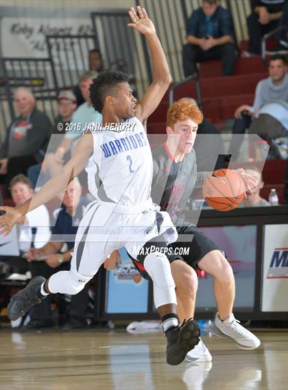 Thumbnail 2 in Saddleback Valley Christian vs. Pinnacle (Rancho Mirage Holiday Invitational) photogallery.