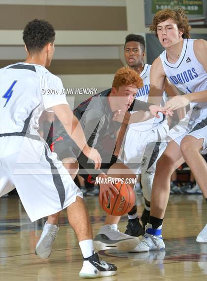 Thumbnail 3 in Saddleback Valley Christian vs. Pinnacle (Rancho Mirage Holiday Invitational) photogallery.