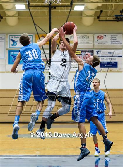 Thumbnail 1 in Salem Hills vs. Lehi (Eagle Holiday Shootout) photogallery.