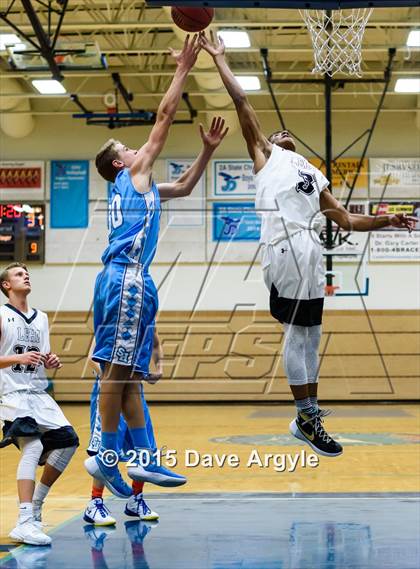 Thumbnail 2 in Salem Hills vs. Lehi (Eagle Holiday Shootout) photogallery.