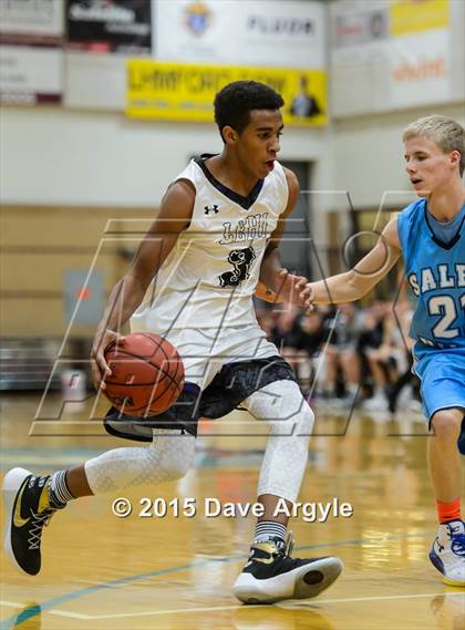 Thumbnail 3 in Salem Hills vs. Lehi (Eagle Holiday Shootout) photogallery.