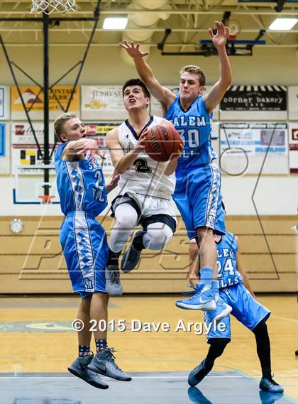 Thumbnail 1 in Salem Hills vs. Lehi (Eagle Holiday Shootout) photogallery.