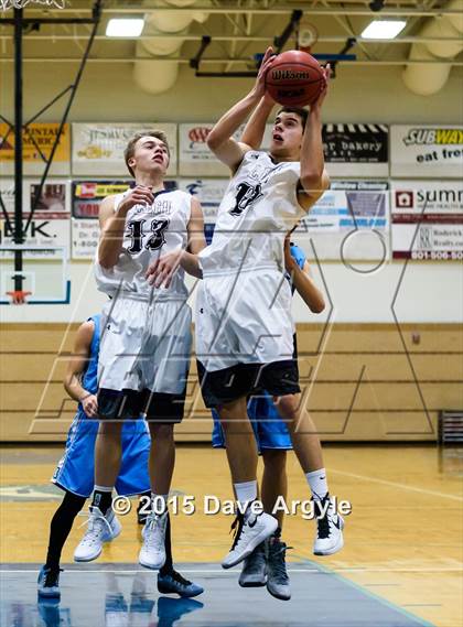 Thumbnail 1 in Salem Hills vs. Lehi (Eagle Holiday Shootout) photogallery.