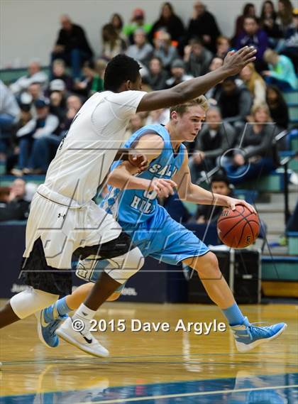 Thumbnail 1 in Salem Hills vs. Lehi (Eagle Holiday Shootout) photogallery.