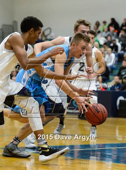 Thumbnail 1 in Salem Hills vs. Lehi (Eagle Holiday Shootout) photogallery.