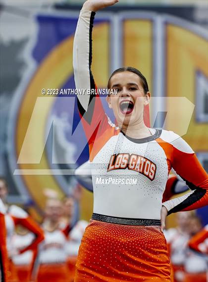 Thumbnail 1 in Los Gatos - CIF Northern Regional Cheer Championships photogallery.