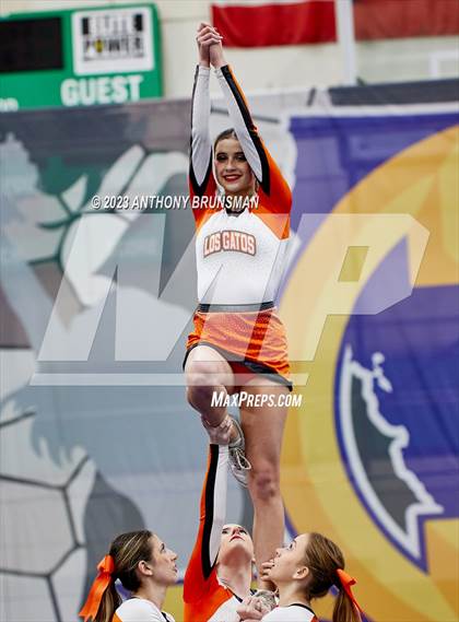 Thumbnail 2 in Los Gatos - CIF Northern Regional Cheer Championships photogallery.