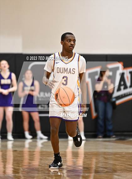 Thumbnail 3 in Dumas vs. Booneville (AAA 3A State Playoffs first round) photogallery.