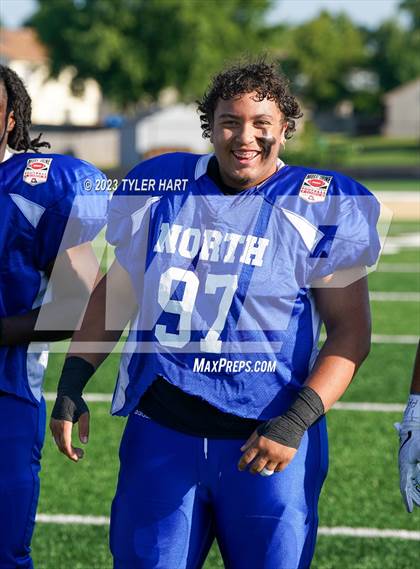 Thumbnail 3 in Murat Shrine North/South All Start Football Classic photogallery.