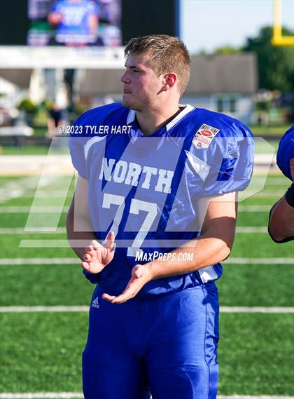 Thumbnail 3 in Murat Shrine North/South All Start Football Classic photogallery.