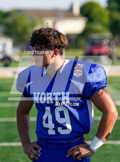 Thumbnail 3 in Murat Shrine North/South All Start Football Classic photogallery.