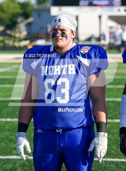 Thumbnail 3 in Murat Shrine North/South All Start Football Classic photogallery.