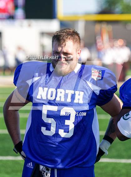 Thumbnail 2 in Murat Shrine North/South All Start Football Classic photogallery.