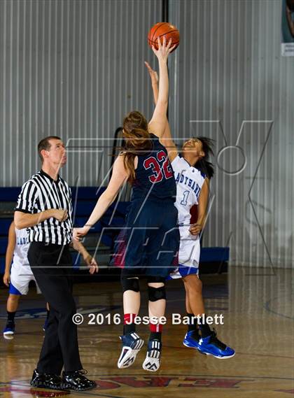 Thumbnail 3 in Evangel Christian Academy vs Laguna Acoma (Evangel Eagle Tournament) photogallery.
