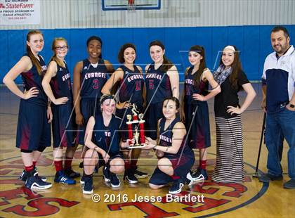 Thumbnail 1 in Evangel Christian Academy vs Laguna Acoma (Evangel Eagle Tournament) photogallery.
