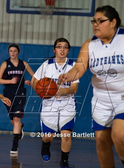 Thumbnail 2 in Evangel Christian Academy vs Laguna Acoma (Evangel Eagle Tournament) photogallery.