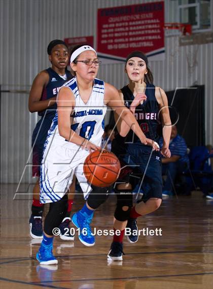 Thumbnail 3 in Evangel Christian Academy vs Laguna Acoma (Evangel Eagle Tournament) photogallery.