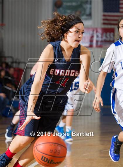 Thumbnail 1 in Evangel Christian Academy vs Laguna Acoma (Evangel Eagle Tournament) photogallery.