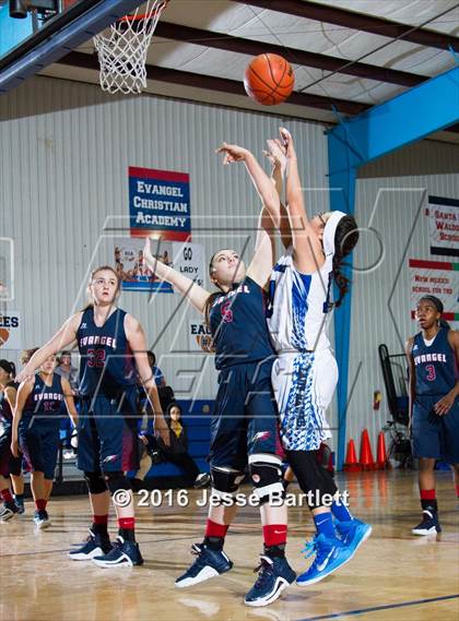Thumbnail 1 in Evangel Christian Academy vs Laguna Acoma (Evangel Eagle Tournament) photogallery.