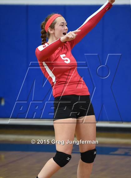 Thumbnail 3 in Montgomery vs Cardinal Newman (Rincon Valley Tournament) photogallery.