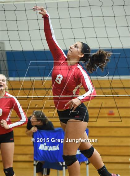 Thumbnail 2 in Montgomery vs Cardinal Newman (Rincon Valley Tournament) photogallery.