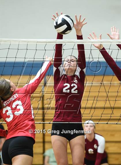 Thumbnail 2 in Montgomery vs Cardinal Newman (Rincon Valley Tournament) photogallery.