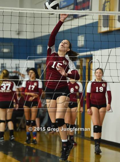 Thumbnail 3 in Montgomery vs Cardinal Newman (Rincon Valley Tournament) photogallery.