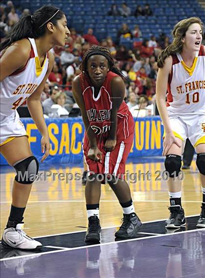 Thumbnail 2 in Vallejo vs. St. Francis (CIF SJS D2 Final) photogallery.