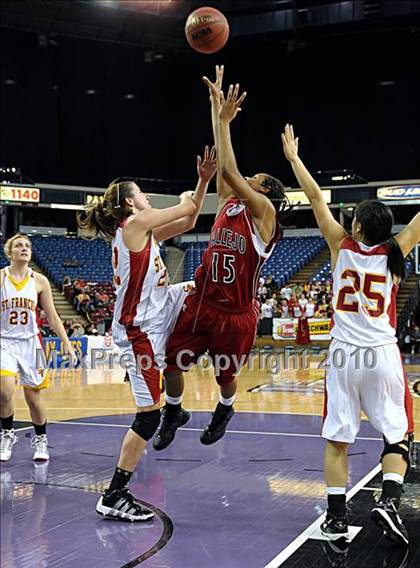 Thumbnail 3 in Vallejo vs. St. Francis (CIF SJS D2 Final) photogallery.