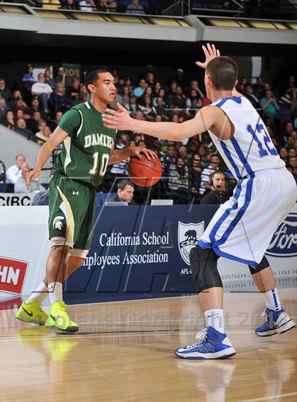 Thumbnail 1 in Damien vs. Santa Margarita (CIF SS DIV 3AA Final) photogallery.