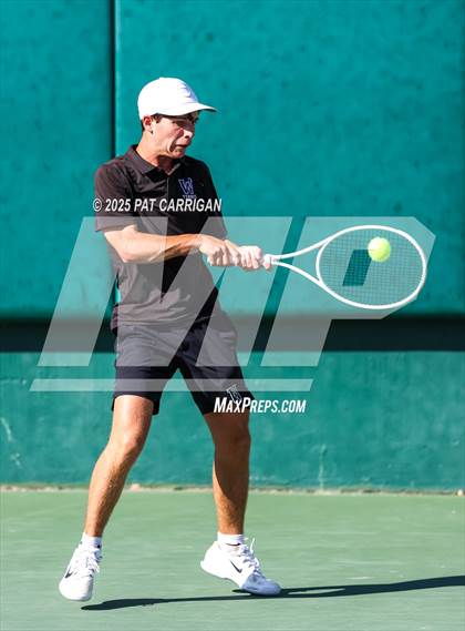 Thumbnail 2 in Wylie vs Frisco Centennial (UIL 5A Tennis Semifinal) photogallery.