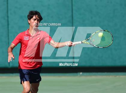 Thumbnail 2 in Wylie vs Frisco Centennial (UIL 5A Tennis Semifinal) photogallery.