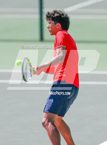 Thumbnail 3 in Wylie vs Frisco Centennial (UIL 5A Tennis Semifinal) photogallery.