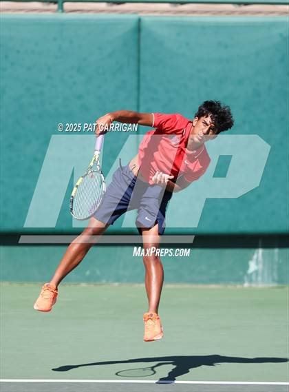 Thumbnail 1 in Wylie vs Frisco Centennial (UIL 5A Tennis Semifinal) photogallery.