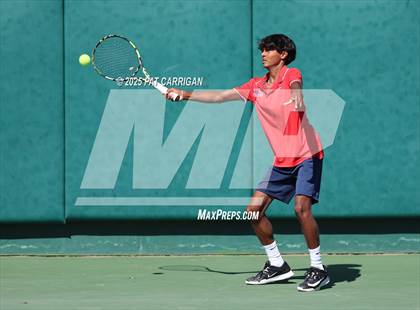 Thumbnail 1 in Wylie vs Frisco Centennial (UIL 5A Tennis Semifinal) photogallery.