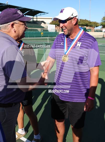 Thumbnail 1 in Wylie vs Frisco Centennial (UIL 5A Tennis Semifinal) photogallery.