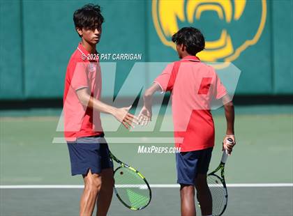 Thumbnail 2 in Wylie vs Frisco Centennial (UIL 5A Tennis Semifinal) photogallery.