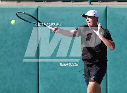 Thumbnail 3 in Wylie vs Frisco Centennial (UIL 5A Tennis Semifinal) photogallery.
