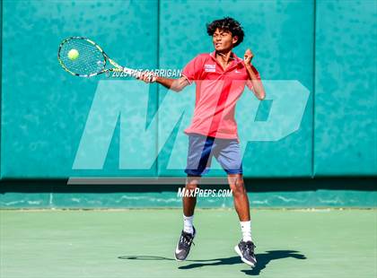Thumbnail 3 in Wylie vs Frisco Centennial (UIL 5A Tennis Semifinal) photogallery.