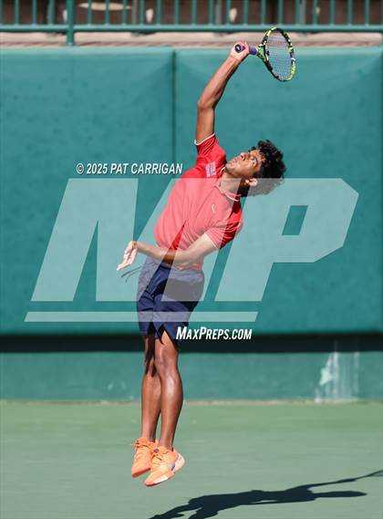 Thumbnail 1 in Wylie vs Frisco Centennial (UIL 5A Tennis Semifinal) photogallery.