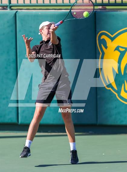 Thumbnail 3 in Wylie vs Frisco Centennial (UIL 5A Tennis Semifinal) photogallery.
