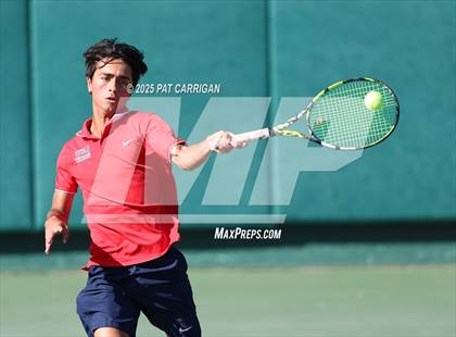 Thumbnail 2 in Wylie vs Frisco Centennial (UIL 5A Tennis Semifinal) photogallery.