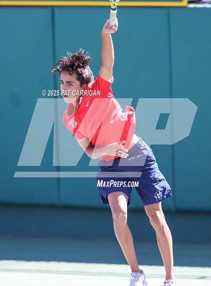 Thumbnail 2 in Wylie vs Frisco Centennial (UIL 5A Tennis Semifinal) photogallery.