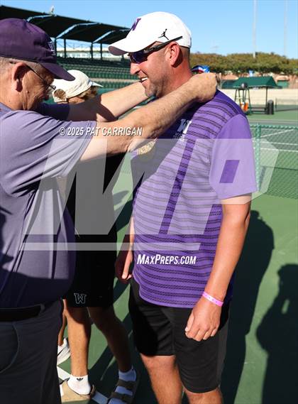 Thumbnail 3 in Wylie vs Frisco Centennial (UIL 5A Tennis Semifinal) photogallery.