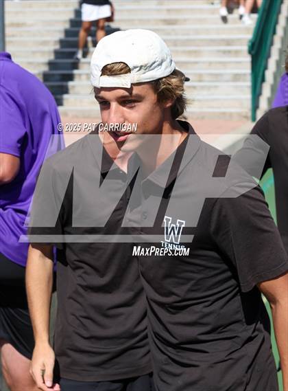 Thumbnail 3 in Wylie vs Frisco Centennial (UIL 5A Tennis Semifinal) photogallery.