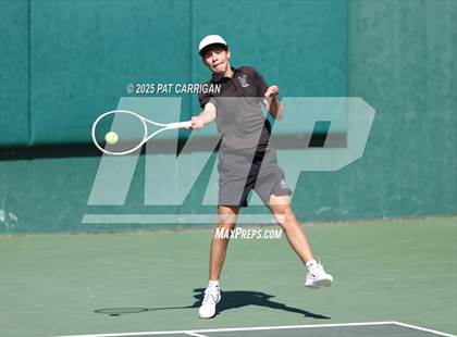 Thumbnail 2 in Wylie vs Frisco Centennial (UIL 5A Tennis Semifinal) photogallery.