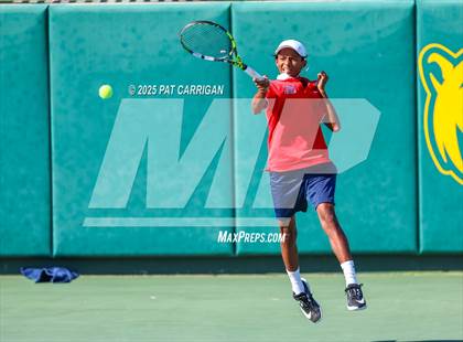 Thumbnail 2 in Wylie vs Frisco Centennial (UIL 5A Tennis Semifinal) photogallery.