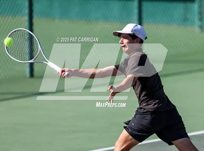 Thumbnail 3 in Wylie vs Frisco Centennial (UIL 5A Tennis Semifinal) photogallery.