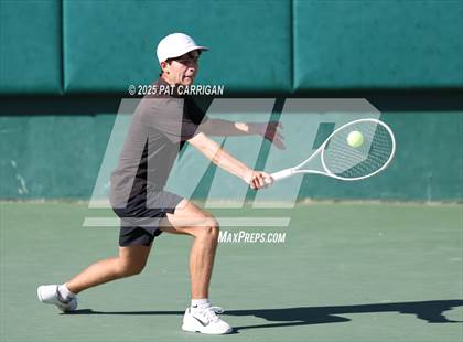 Thumbnail 1 in Wylie vs Frisco Centennial (UIL 5A Tennis Semifinal) photogallery.